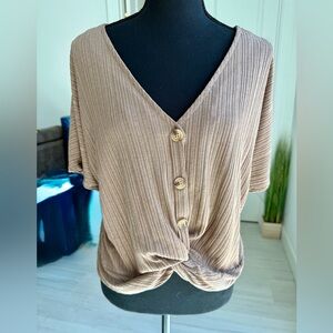 Stylish Everette Tan Top